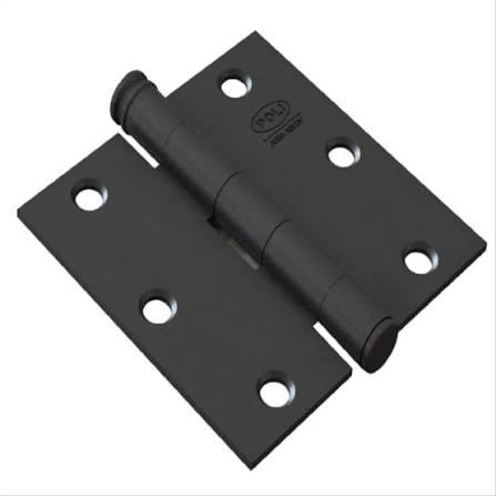 Bisagra poli 3.5 x 3.5 acero pintado negro. bolsa 1 un.
