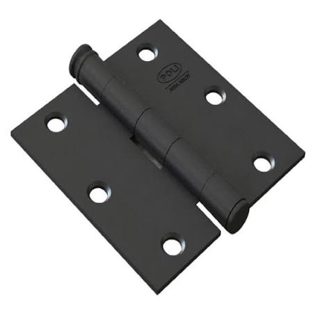 Bisagra poli 3 x 3 acero pintado negro