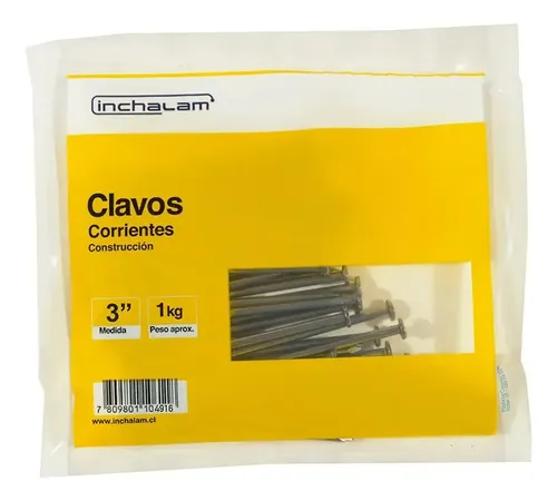 CLAVO 3¨  x KILO INCHALAM